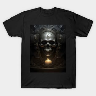 Glimmering Dread: Eerie Illumination T-Shirt